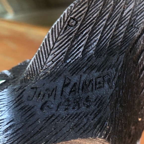 Set of 2 Jim Palmer Carved Resin Duck Decoy Figurines Blue Wing Teal & Stifftail - Picture 7 of 11